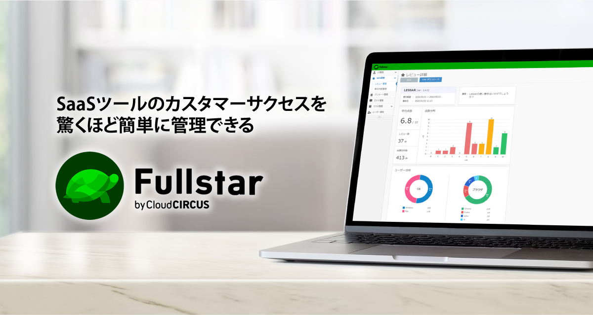 デジタルマーケSaaS総称『Cloud CIRCUS』 リピート・解約防止ツール追加！ CSM 『Fullstar(フルスタ)』 4月12日(月)より提供開始 ～カスタマーサクセスを驚くほど簡単に管理できる～